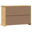 Sumler 113 Cm Wide 3 Drawer Pine Solid Wood Sideboard-494182584