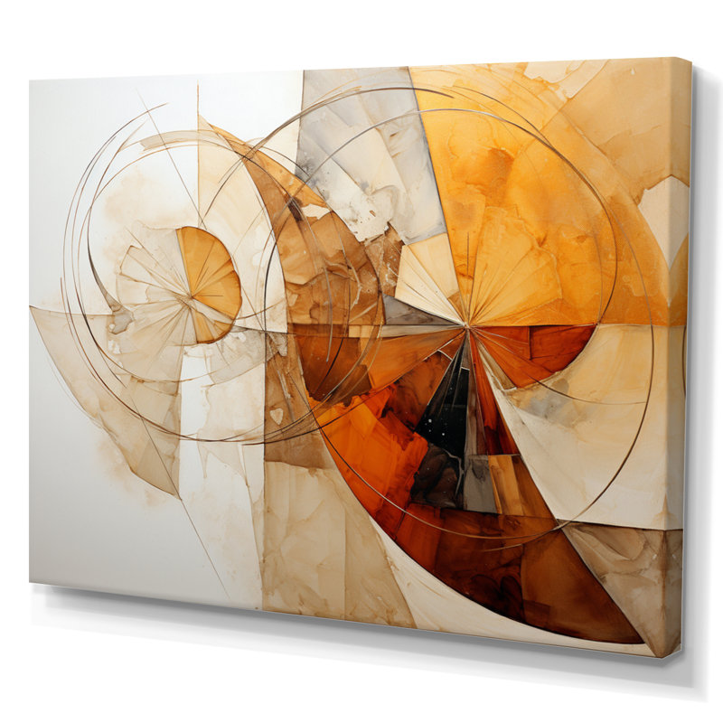 Gajala Earthly Tones II, reproduction d'art sur toile, H 34 po x l 44 po x P 1,5 po, Toile tendue