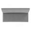 Banc rembourré gris avec dossier