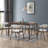 Solid Wood Dining Set with Upholstered Chairs-1438414584-1440160651