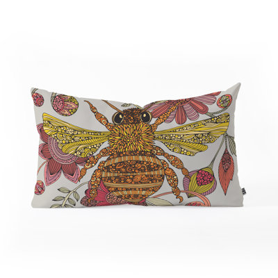 Valentina Ramos Bee Awesome Oblong Lumbar Pillow