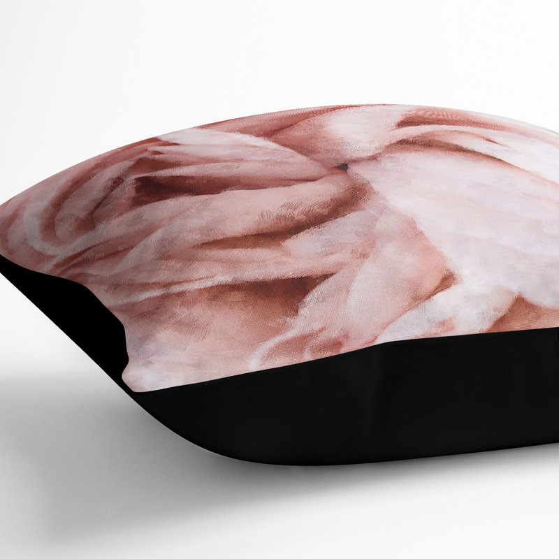 Square Throw Cushion, Black, 55cm H x 55cm W x 20cm D