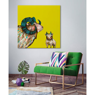 «Billy and Billy Jr.» - Impression sur toile tendue
