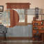 Zenaide Cotton Checkered Scalloped Window Valance-585216979