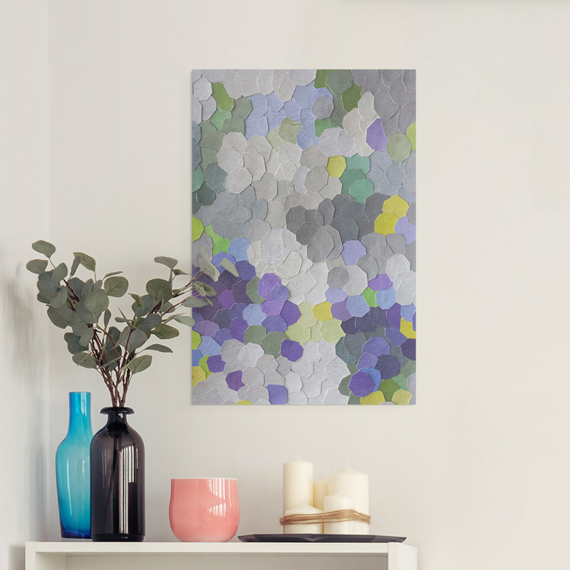 A Garden in Provence - Impression sur toile seulement - NON-CADRE, H 27 po x l 18 po