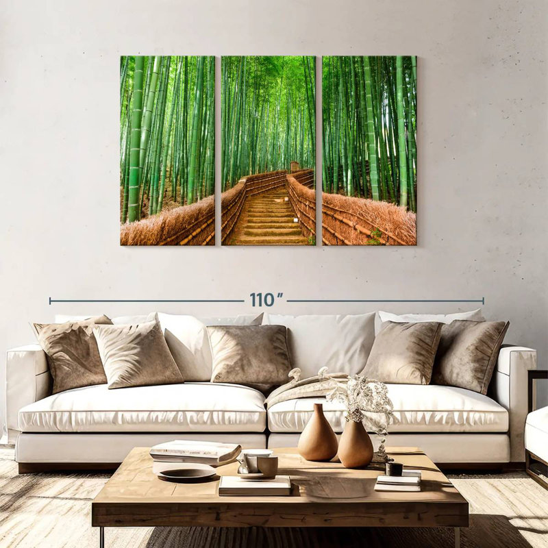 Forêt de bambous Alvord Kyoto, H 48 po x l 74 po
