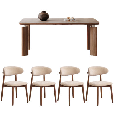 Ensemble de table de salle à manger Durable Rock Slab