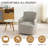 Small Swivel Chair, Boucle Upholstered Fabric Barrel Chair-856009052