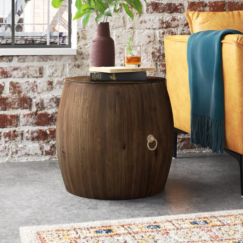 Almus End Table, Natural
