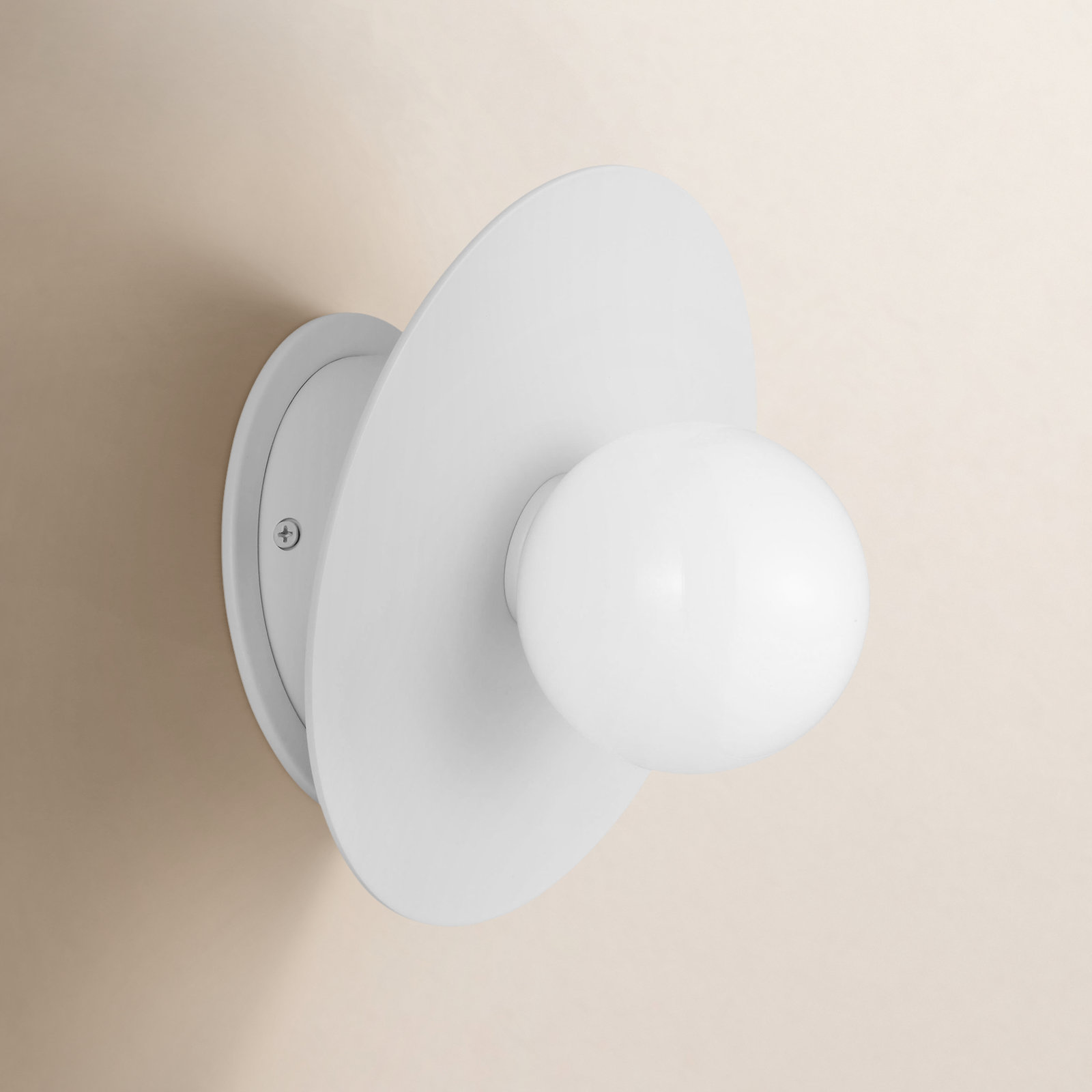 Nodes Single Frosted Dimmable Vanity Light