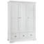 Ziggy 3 Door Solid + Manufactured Wood Wardrobe-29135772