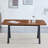 Herringbone Pattern Dining Table