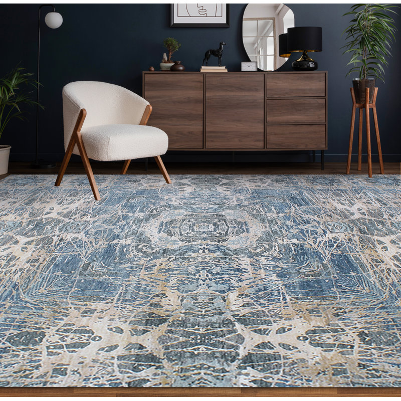 Windsom Abstract Area Rug, Rectangle 13'10" x 19'10"