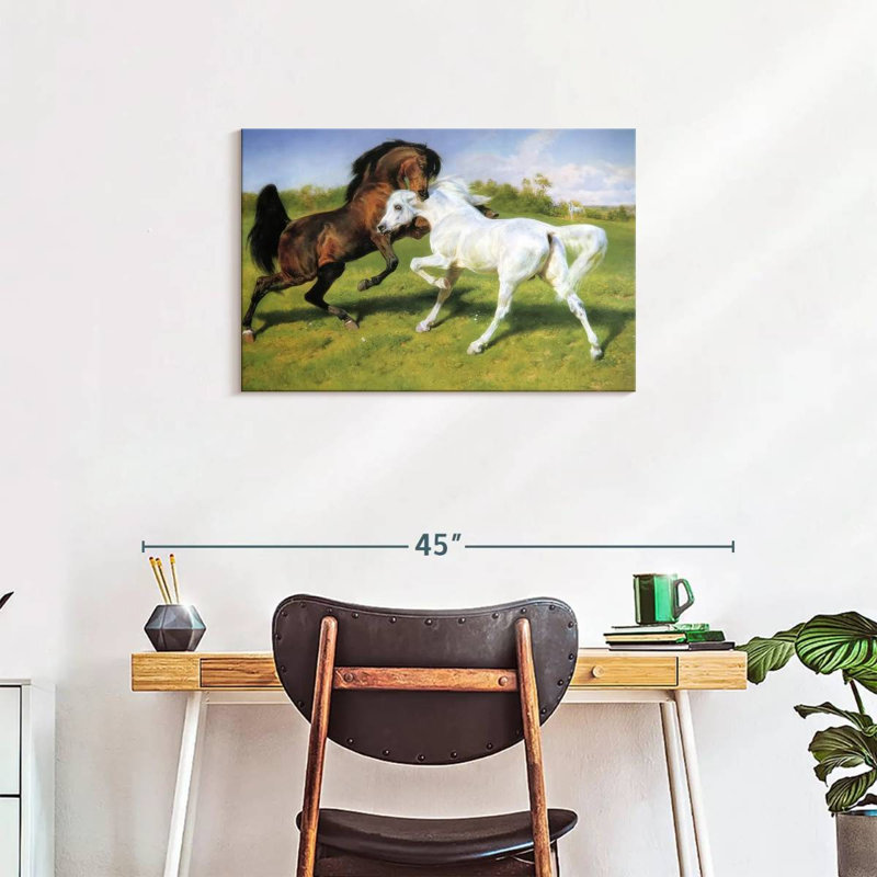 Brampt The Duel 1895, 20" H x 30" W