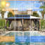 20 pi L 12 pi. D Pavillon de jardin en aluminium