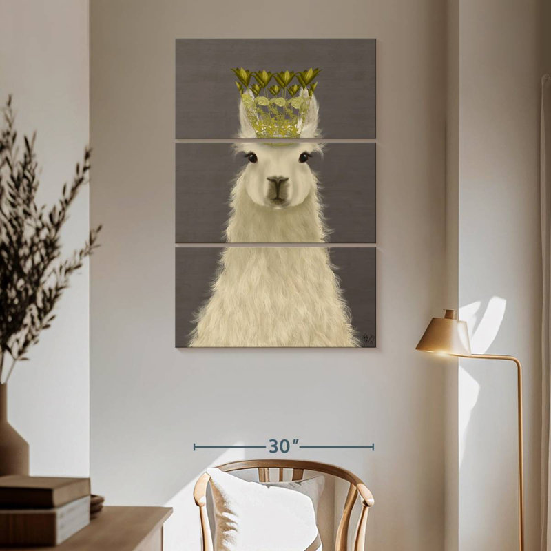 Brampt Llama Queen, 65" H x 42" W