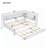 Functional Wood Daybed with Storage Shelves, USB Ports, LED Lighting, and Trundle for Enhanced Comfort and Space Utilization-81441623