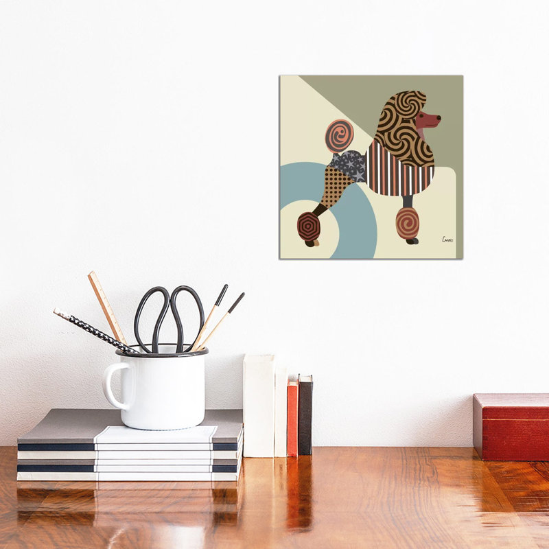 Poodle by Lanre Studio - Wrapped Canvas Print, 30.48 cm H x 30.48 cm W