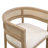 Oveson 7-Piece Dining Table Set With Upholstered Chairs & Rattan Backs-122270743