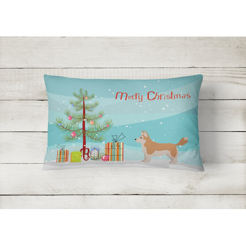  Coussin intérieur / extérieur, Croisement corgi et husky 1