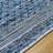 Caila Geometric Handmade Flatweave Recycled P.E.T. Area Rug in Blue/Gray-1120913555