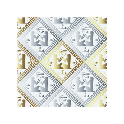 Egyptian Hieroglyphs In Splash Back