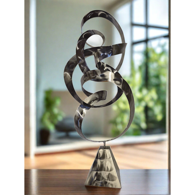 Handmade Abstract Wall Decor on Metal