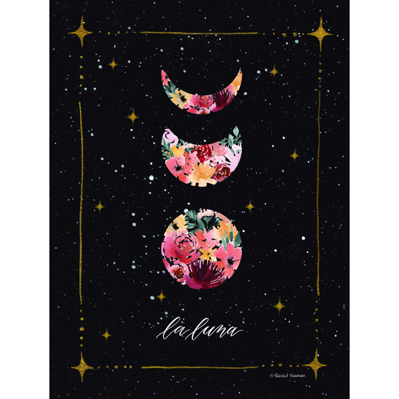«La Luna Moon Phases», impression sur toile tendue, H 40 po x l 30 po