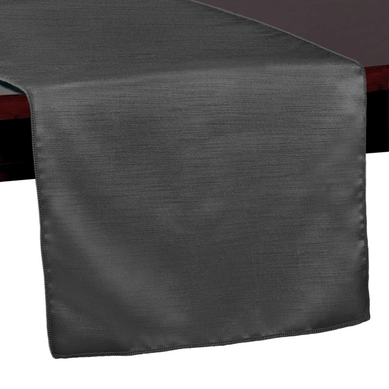 Majestic Table Runner, 3, Charcoal Grey, 72" x 14"