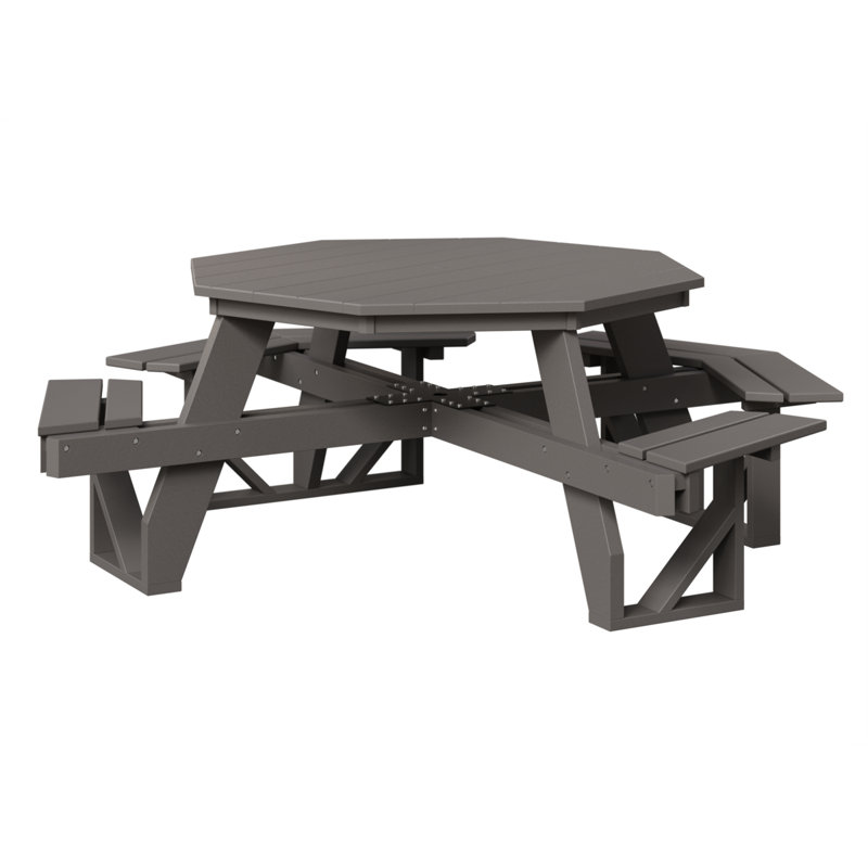 Table de pique-nique octa, Gris clair