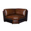 Canapé modulaire en cuir véritable 6 pièces Gabriel-1518660577