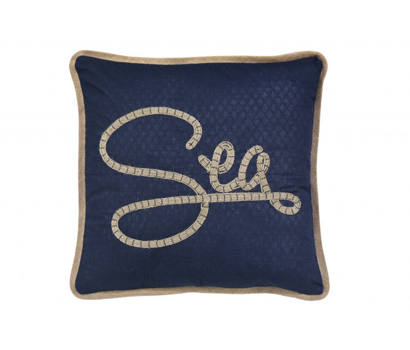 Embroidered Throw Pillow