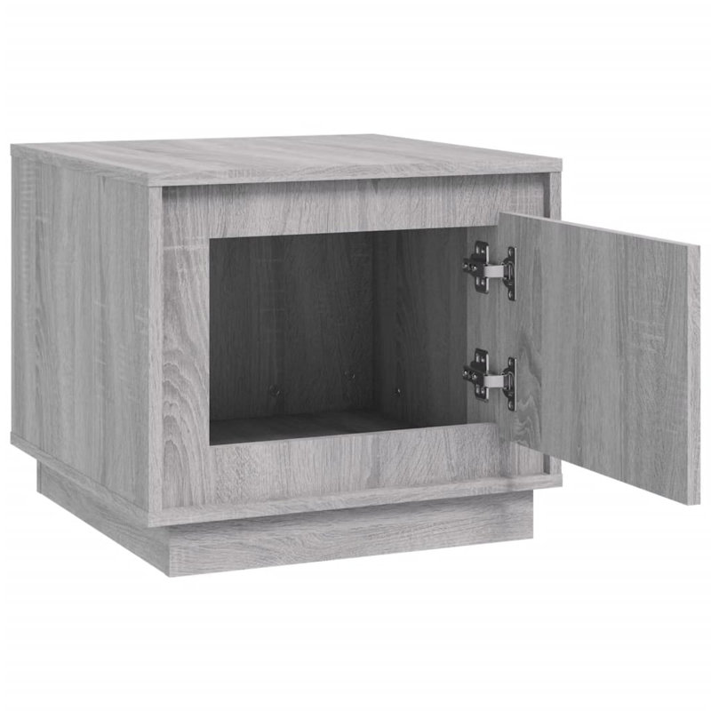 Nikolov End Table, Grey Sonoma