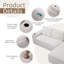 Canapé modulaire en forme de L de style Boneless de 104 po de style Boneless-945161724-945161726
