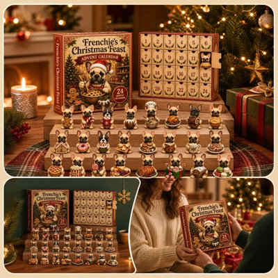 Décoration de Noël - Calendrier de l'Avent Pendentif - Compte à rebours surprise de 24 jours - Idéal pour les décorations de Noël dans le salon ou sur le sapin de Noël