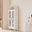 Grande armoire de rangement arquée en métal-72110832