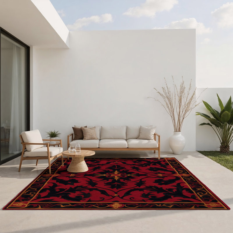 Arcadian Grace Indoor And Outdoor Area Rug, Rectangle 3' x 5'