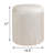 16.9 Inches Height Upholstered Round Storage Ottoman-1504912447