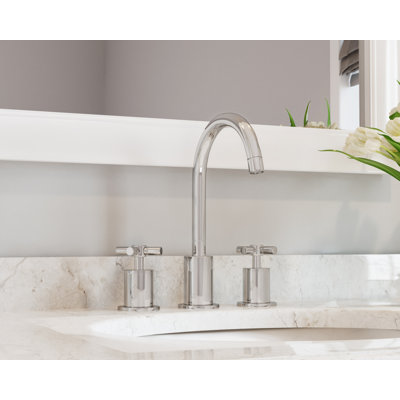 Prima 3 Widespread Double Handle Bathroom Faucet