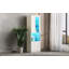 Armoire de rangement haute brillance avec lumières DEL, armoire de rangement haute de 67 po avec porte en acrylique-363983455