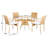 Laina 4 - Person Patio Dining Set with Round Table-58157607
