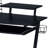 Mechtild Metal Base Gaming Desk in Black