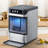 Professional Nugget Ice Maker Countertop ，36LBS/24Hrs ，Chewable Pellet Ice Machine with Self-Cleaning, 