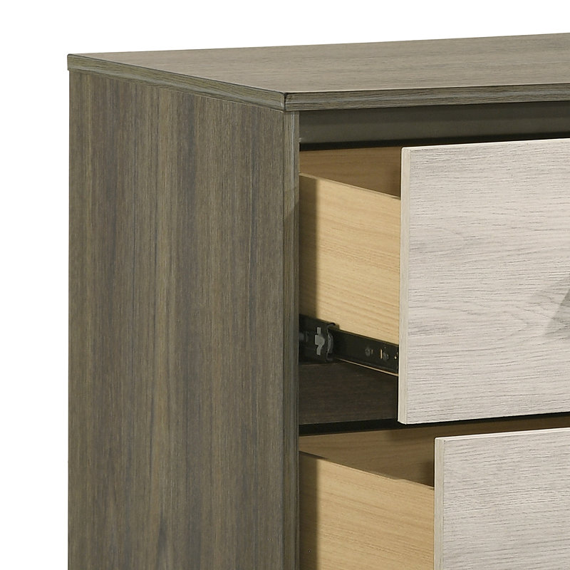 Table de chevet 2 tiroirs Helvey