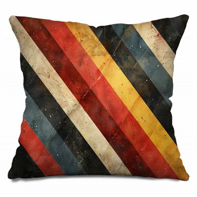 Abstract Throw Pillow, Art Cotton Twill Pillows