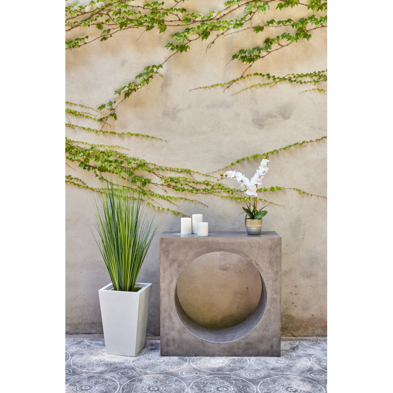 Mixx Console Table, Ivory Terrazo