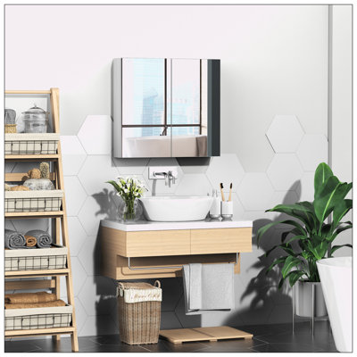 Armoire à pharmacie avec miroir mural Johnlloyd