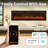Smart Electric Fireplace Heater, Compatible With Alexa & Google Home, Wall Mount Or In-Wall Recessed Fireplace Insert, Color Changing Flames, 750W/1500W Indoor Heater-1643704440