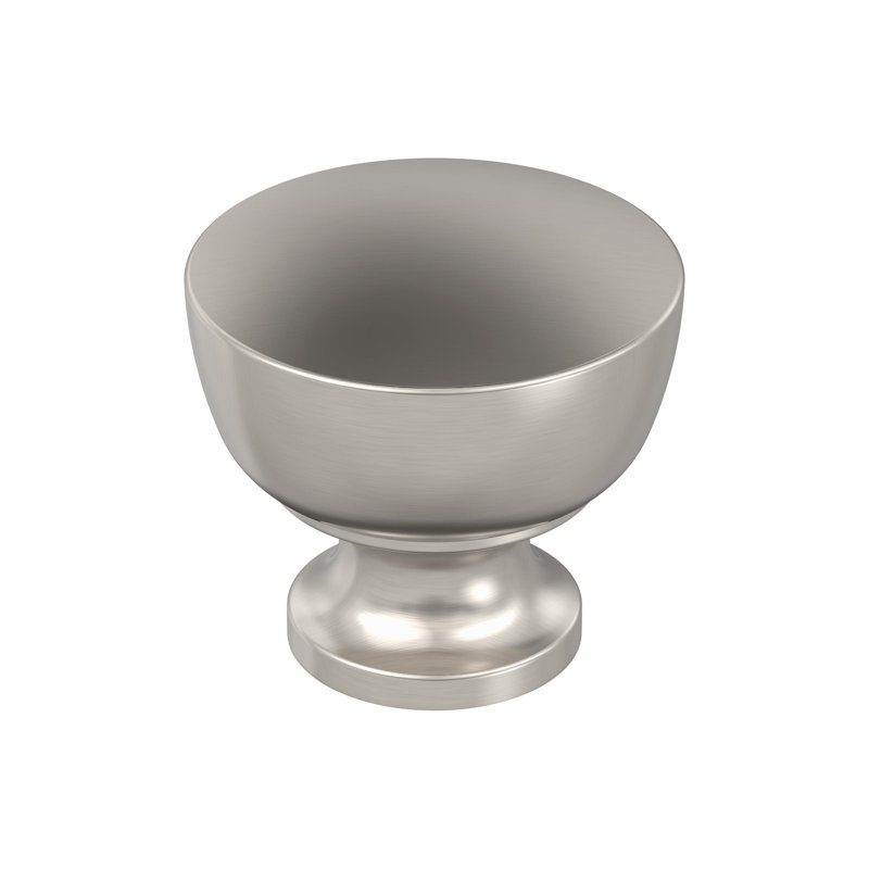 Poignée d'armoire calice de 1-1 / 4 po (32 mm) de diamètre - paquet de 25, Nickel satiné, 25