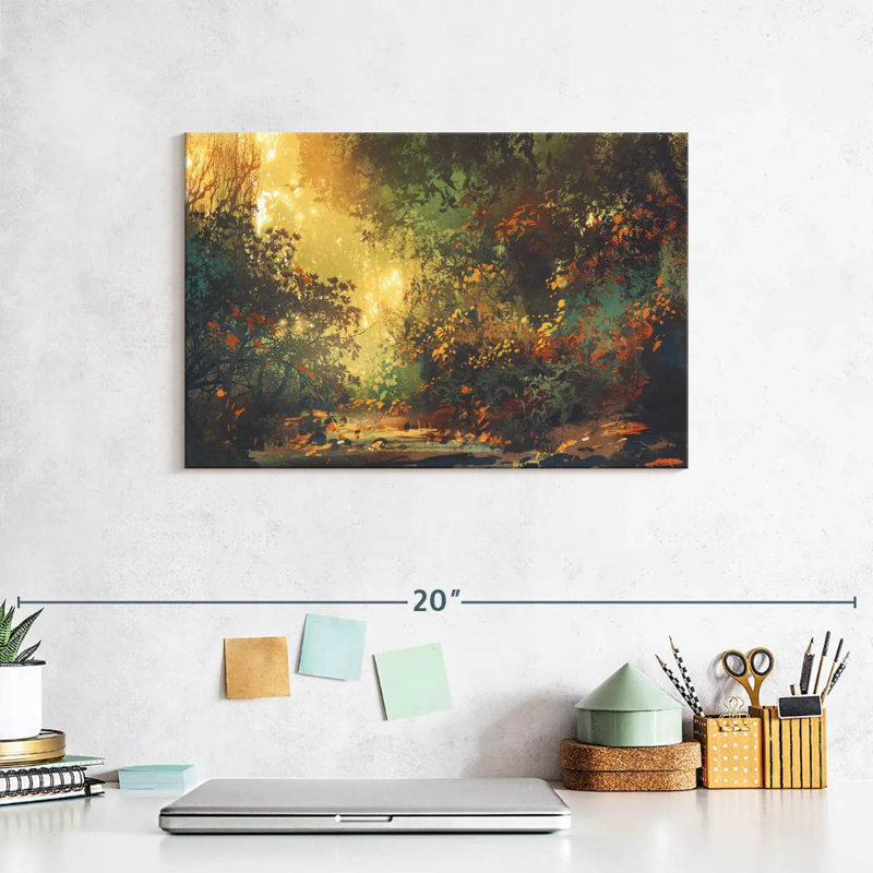 Alvord au printemps dans la forêt, H 8 po x l 12 po
